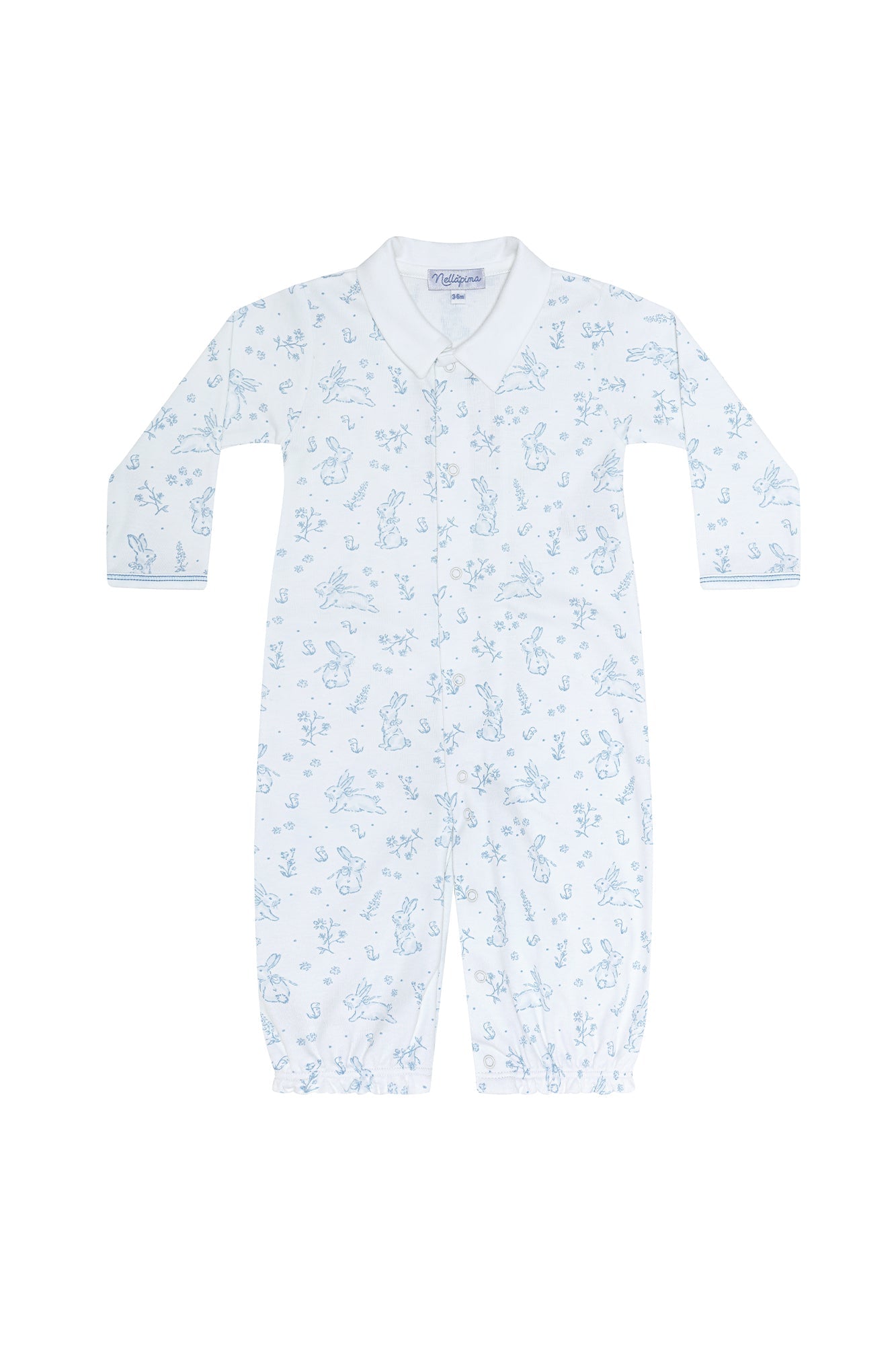 Image of Blue Bunny Toile Converter Gown